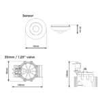 Cistermiser Sensazone Water Supply Shut-Off Controller 1 1/4"