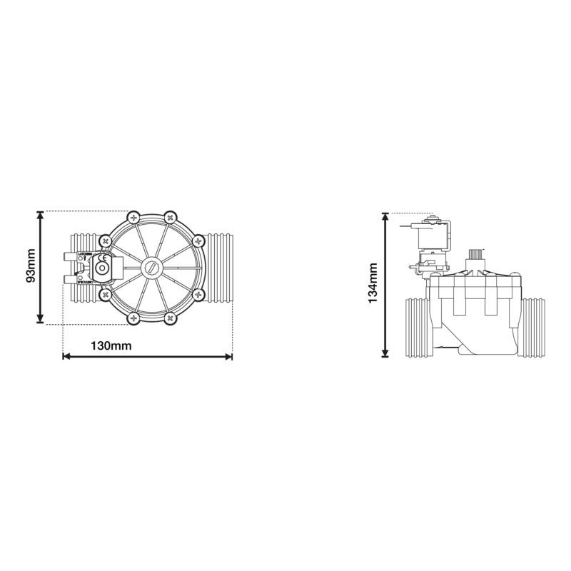 Cistermiser Sensazone Additional Solenoid Valve Kit 1 1/4"