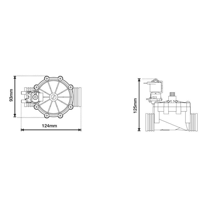 Cistermiser Sensazone Additional Solenoid Valve Kit 1"