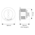 Cistermiser Direct Flush Discreet Sensor with Fittings