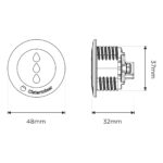 Cistermiser Easyflush Direct Sensor Wave Mode with Fittings