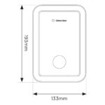 Cistermiser Direct Flush Accessible Front Plate with Sensor