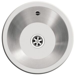 Clearwater Royal Mini 1 Bowl Inset Steel Kitchen Sink 355x355mm