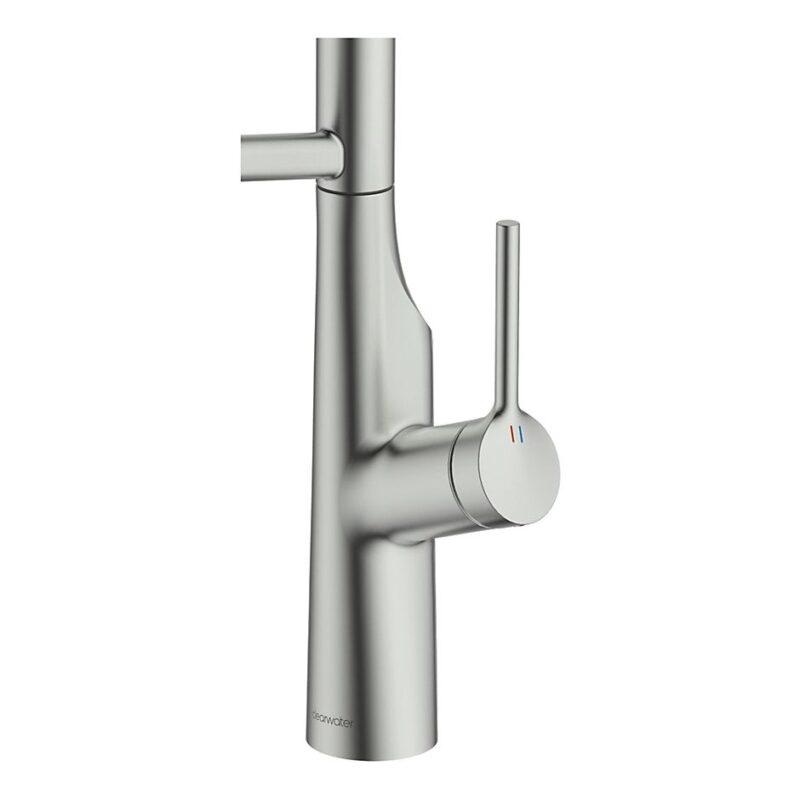 Clearwater Alasia Semi Pro Sink Mixer Brushed Nickel