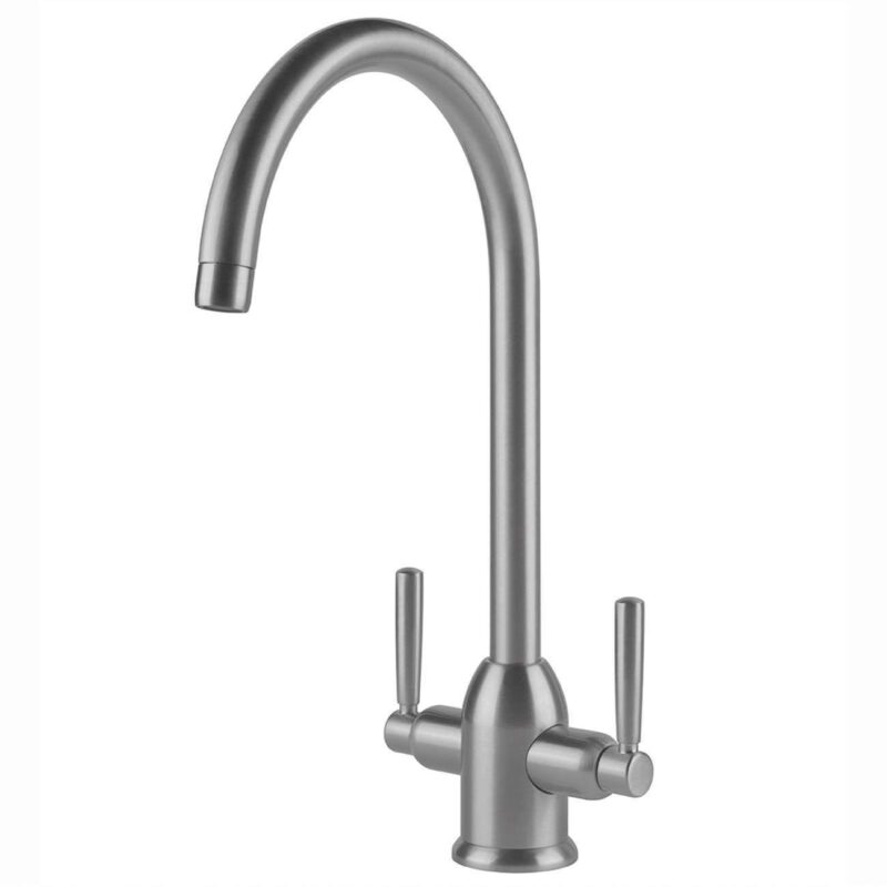Clearwater Alzira Mono Sink Mixer with Swivel Spout Brushed Clearwater Alzira Mono Sink Mixer with Swivel Spout Brushed
