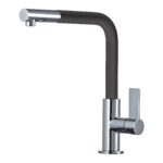 Clearwater Auriga Sink Mixer with Pull-Out Spout Chrome/Black