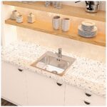 Clearwater Bar 47 1 Bowl Inset Steel Kitchen Sink 480x480mm