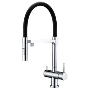 Clearwater Bellatrix Filtered Water Pull Out Kitchen Sink Mixer Chrome