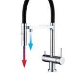 Clearwater Bellatrix Filtered Water Pull Out Kitchen Sink Mixer Chrome