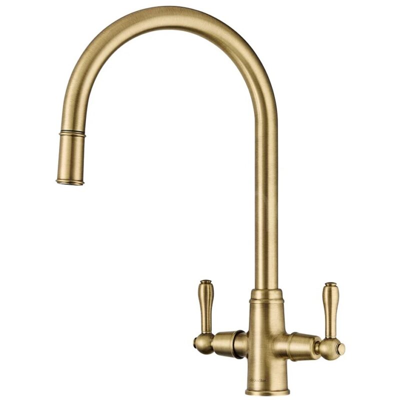 Clearwater Broadway Pull-Out Kitchen Sink Mixer Tap Brushed Bronze Clearwater Broadway Pull-Out Kitchen Sink Mixer Tap Brushed Bronze
