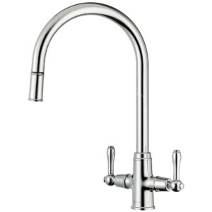 Clearwater Broadway Pull-Out Kitchen Sink Mixer Tap Chrome