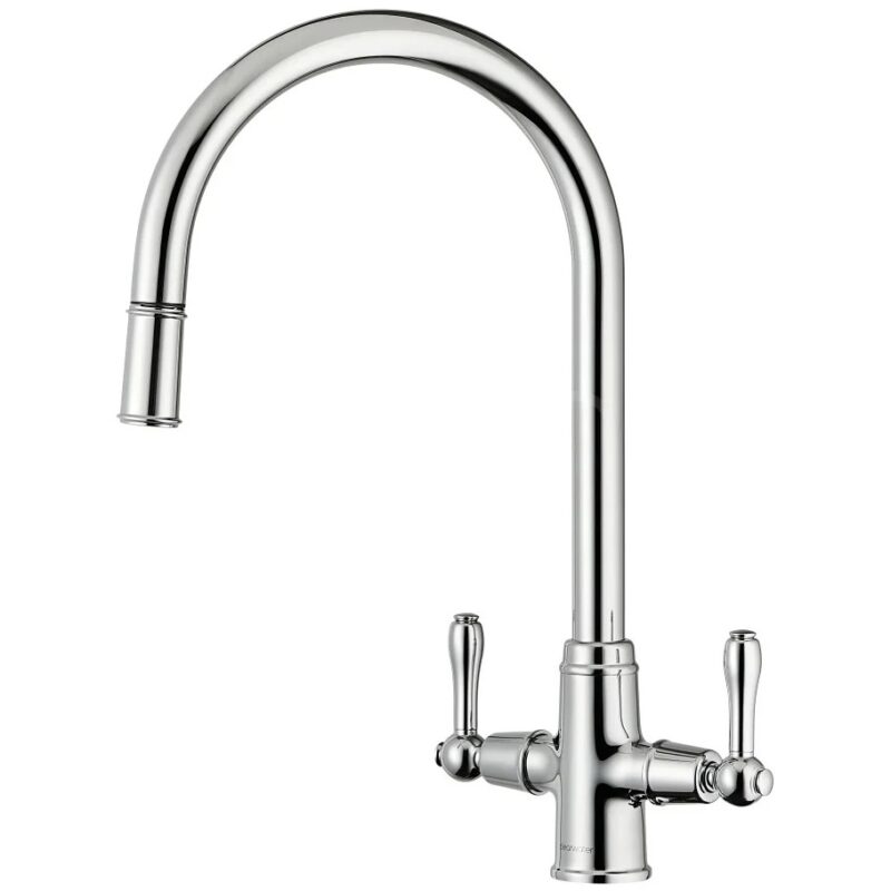 Clearwater Broadway Pull-Out Kitchen Sink Mixer Tap Chrome Clearwater Broadway Pull-Out Kitchen Sink Mixer Tap Chrome