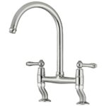 Clearwater Broadway Bridge Kitchen Sink Mixer Tap Chrome