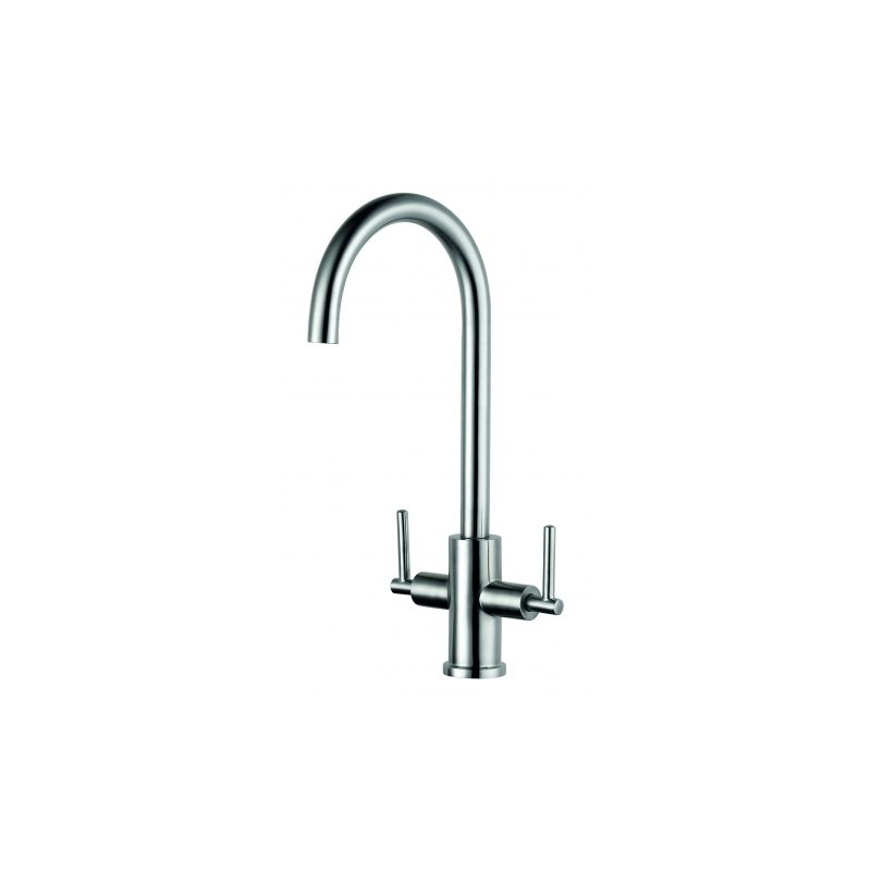Clearwater Calypso Mono Sink Mixer Stainless Steel