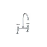 Clearwater Cottage Bridge Mixer with Swivel Spout Antique Bronze