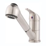 Clearwater Creta Mono Sink Mixer with Pull-Out Spray Brushed