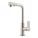 Clearwater Auriga Mono Sink Mixer with Pull-Out Aerator Brushed