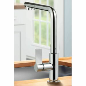 Clearwater Auriga Mono Sink Mixer with Pull-Out Spout Chrome