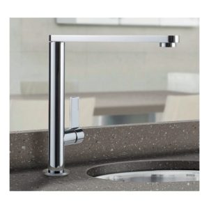 Clearwater Pyxis Mono Sink Mixer with Swivel Spout Brushed