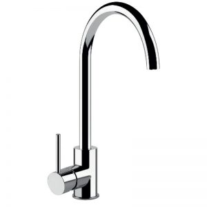 Clearwater Elara Compact Sink Mixer with Swivel Spout Brushed