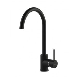 Clearwater Elara Kitchen Sink Mixer Tap Nero Granite