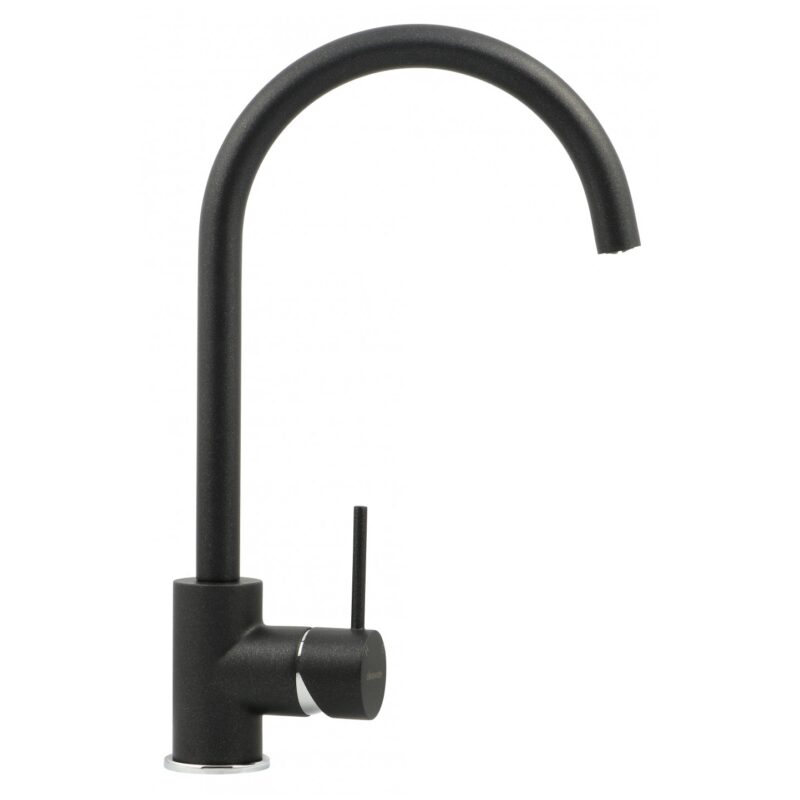 Clearwater Elara Kitchen Sink Mixer Tap Nero Granite