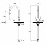 Clearwater Davina Mono Kitchen Sink Mixer Tap Chrome