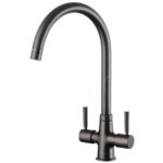 Clearwater Davina Mono Kitchen Sink Mixer Tap Matt Black