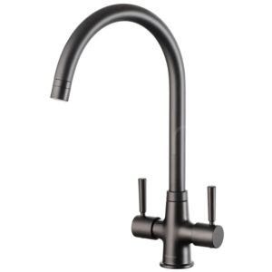 Clearwater Davina Mono Kitchen Sink Mixer Tap Matt Black