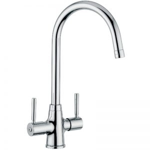 Clearwater Davenport Mono Sink Mixer with Swivel Spout Brushed