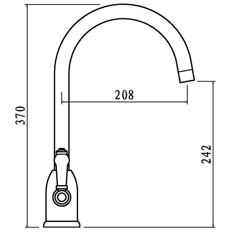 Clearwater Dephini Kitchen Sink Mixer Tap