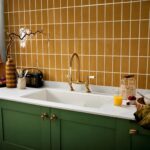 Clearwater Dephini Bridge Sink Mixer Artisan Brass