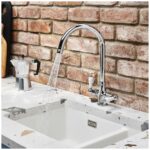 Clearwater Elegance C Twin Lever Kitchen Sink Mixer Chrome