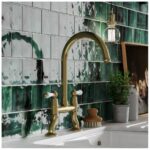 Clearwater Elegance Kitchen Bridge Mixer Tap Brushed Bronze