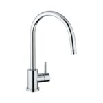 Clearwater Elmira Mono Sink Mixer with Pull-Out Aerator Brushed