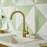 Clearwater Ember Side Lever Kitchen Sink Mixer Tap Artisan Brass