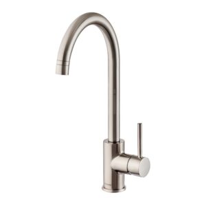 Clearwater Ember Side Lever Kitchen Sink Mixer Tap Brushed Nickel