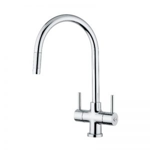 Clearwater Emporia Sink Mixer with Pull-Out Aerator Brushed