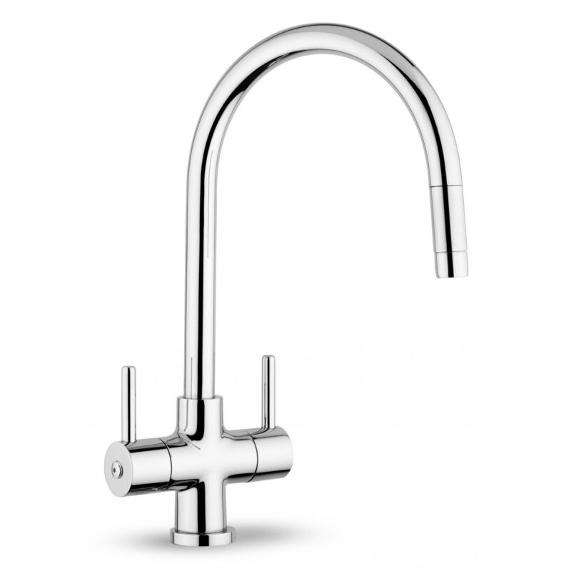 Clearwater Emporia Sink Mixer with Pull-Out Aerator Chrome Clearwater Emporia Sink Mixer with Pull-Out Aerator Chrome