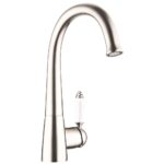 Clearwater Equinox C Kitchen Sink Mixer Brushed Nickel