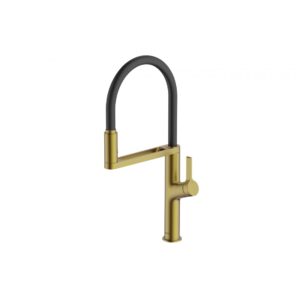 Clearwater Galex Motion Sensor Kitchen Sink Tap Brushed Brass