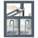 Clearwater Galex Motion Sensor Kitchen Sink Tap Brushed Brass