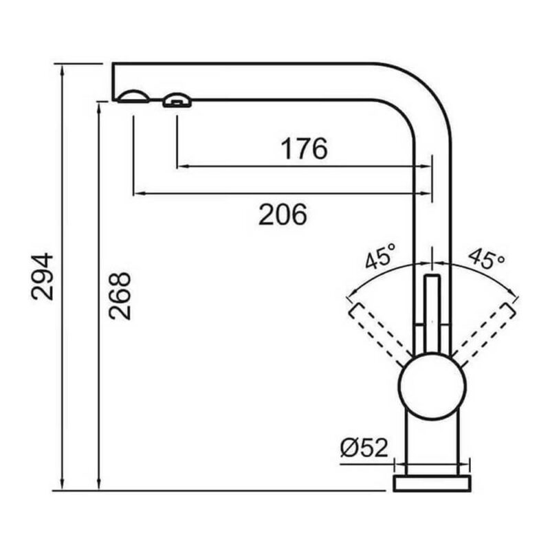 Clearwater Hydra Mixer & Cold Filter Tap Chrome