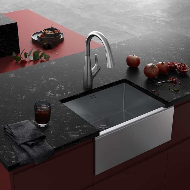 Clearwater Infinity Belfast 600mm Stainless Steel Sink