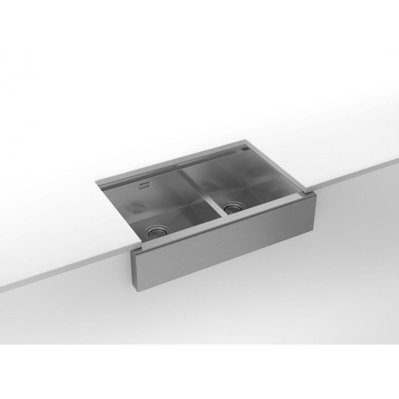 Clearwater Infinity Smart Apron 1.5 Bowl Stainless Steel Sink