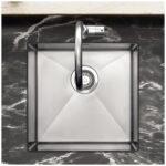 Clearwater Jazz 1 Bowl Undermount Steel Kitchen Sink 450x440mm