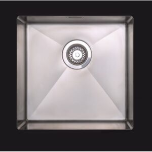 Clearwater Jazz 1 Bowl Undermount Steel Kitchen Sink 450x440mm