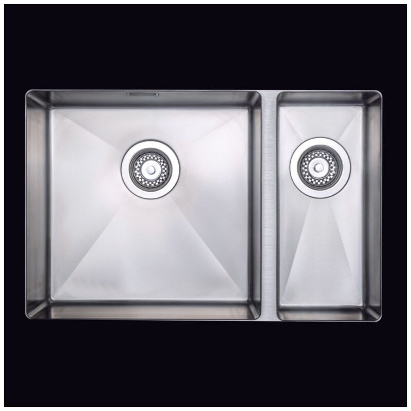 Clearwater Jazz 1.5 Bowl Undermount Steel Sink, Left Main Bowl, 660x440mm Clearwater Jazz 1.5 Bowl Undermount Steel Sink, Left Main Bowl, 660x440mm