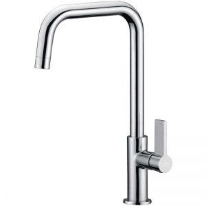 Clearwater Jovian Sink Mixer with U Spout Brushed Nickel
