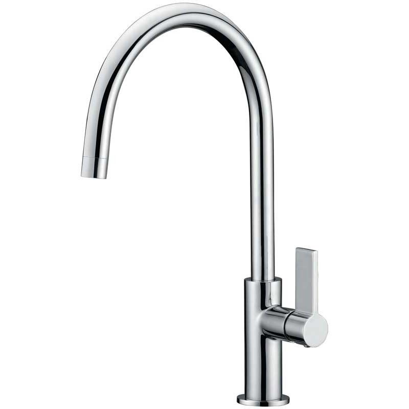 Clearwater Jovian Sink Mixer with C Spout Brushed Nickel